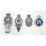 Four Vintage RAC Car Badges. Please see photos for conditions.