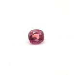 A 0.57ct Natural Sri Lankan Sapphire. Oval cut. IDT Certified