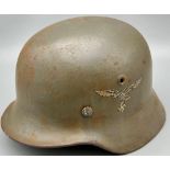 A Luftwaffe M40 Helmet and Liner.