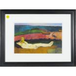 Lithograph on Paper - THE LOSS OF VIRGINITY 40.6x27.4cm. Paul Gauguin 1848-1903, French painter