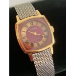 Vintage SEKONDA 1960/70’s ladies wristwatch . Original Soviet production. Dial finished in