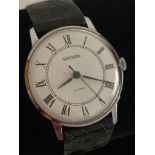 Vintage 1960’s Gentlemans SEKONDA WRISTWATCH. Original Soviet production, model 558598. Having white