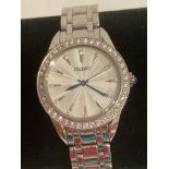 Ladies SEIKO Quartz wristwatch, special Crystal limited edition with Swarovski crystal digits and