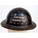 WW2 British Home Front British Transport Helmet.