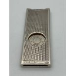 Vintage SILVER CIGAR CUTTER having engine turned design to both sides with marking for German 935