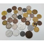 A Selection of 35 Antique and Vintage German Coins - All different.