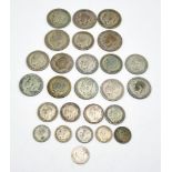 A Job Lot of Pre 1947 UK Silver Coins. Please see photos for conditions. 227g total weight.