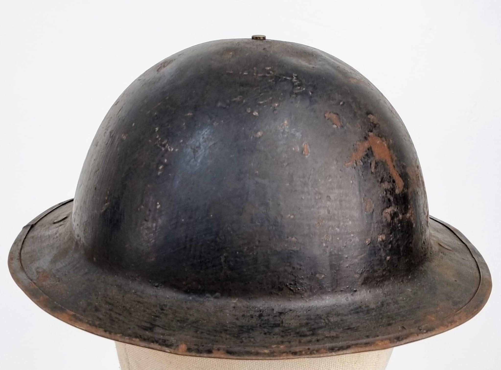 WW2 British Home Front British Transport Helmet. - Image 3 of 5