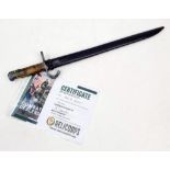 Genuine Certified Movie Prop Resin Japanese Type 30 Bayonet. Used in the film “Pacific”.