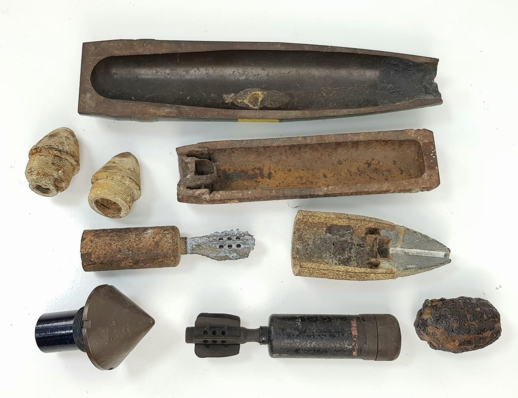 A Selection of Shells and Grenades From Different Time Periods. Nose cones, cut-aways and - Image 2 of 7
