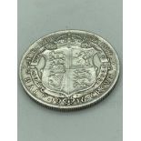 SILVER HALF CROWN 1916 in extra fine condition, possibly nearer brilliant having clear raised