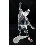 A Swarovski Crystal 1999 Limited Edition Masquerade Pierrot Figure. 20cm tall. Comes in original box