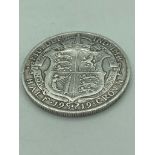 Silver HALF CROWN 1919 In very/ extra fine condition having raised detail with bold definition to