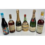 A Selection of 6 Bottles of Alcohol. See Photos for Details.