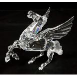 A Swarovski Crystal 1998 Limited Edition Pegasus Figure. 15cm length. In original box with