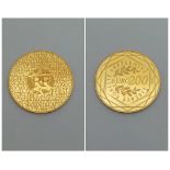 A 24k Gold Monnaie De Paris 200 Euro Coin. 4g. Ref: 3838