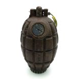 An INERT WW2 No 36 Mills Hand Grenade. Dated 1943. Great condition for its age.