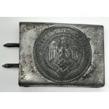 A WW2 German Hitler Youth “Blood and Honour” Buckle. Marked M4/24 for the Maker: Friedrich Linden,