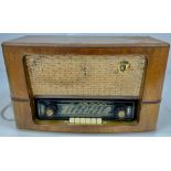 A Wonderful Vintage 1950s German-Made Braun World Radio. 57cm width by 26cm tall. In working