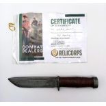 A Certified Genuine Movie Prop Resin U.S.M.C Knife. Used in the film “Pacific”.