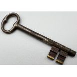 A WW2 SOE/OSS Spy Kit Key with hidden void for hiding messages.