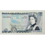 A £5 Bank of England Gill Uncirculated Note. Comes in a protective wallet.