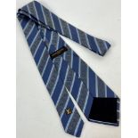 Louis Vuitton Blue Tie with original box, papers and bag.