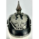 A WW1 Imperial German 1915 Model Enlisted Mans Pickelhaube.