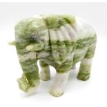 Let's Talk About the 3.5 Kilo Jade Elephant in the Room. A wonderful hand-carved cauliflower jade