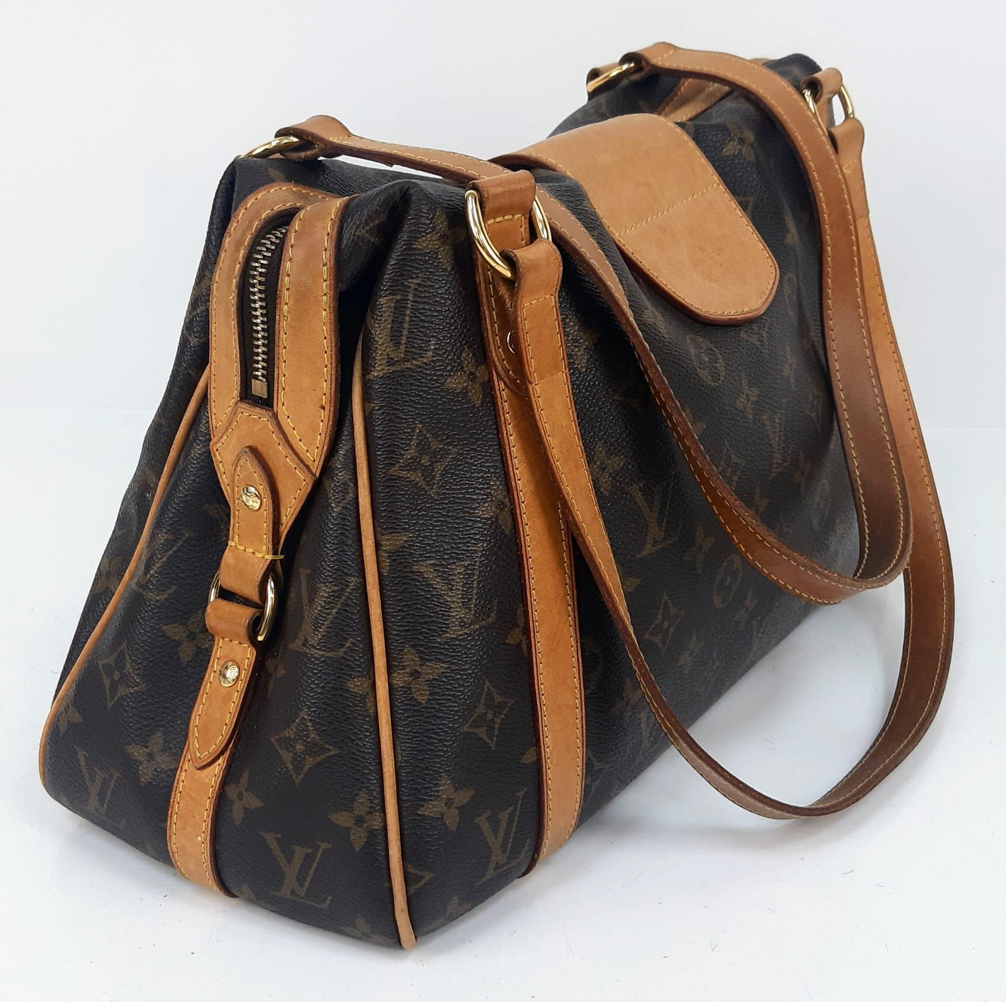 A Louis Vuitton Monogram Canvas Stresa PM Bag. Leather trim with gold-tone hardware. Nylon lined - Image 2 of 7