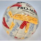 An Arsenal FC 1992/3 Signed Football. The season Arsenal won the league and FA cup. All signatures