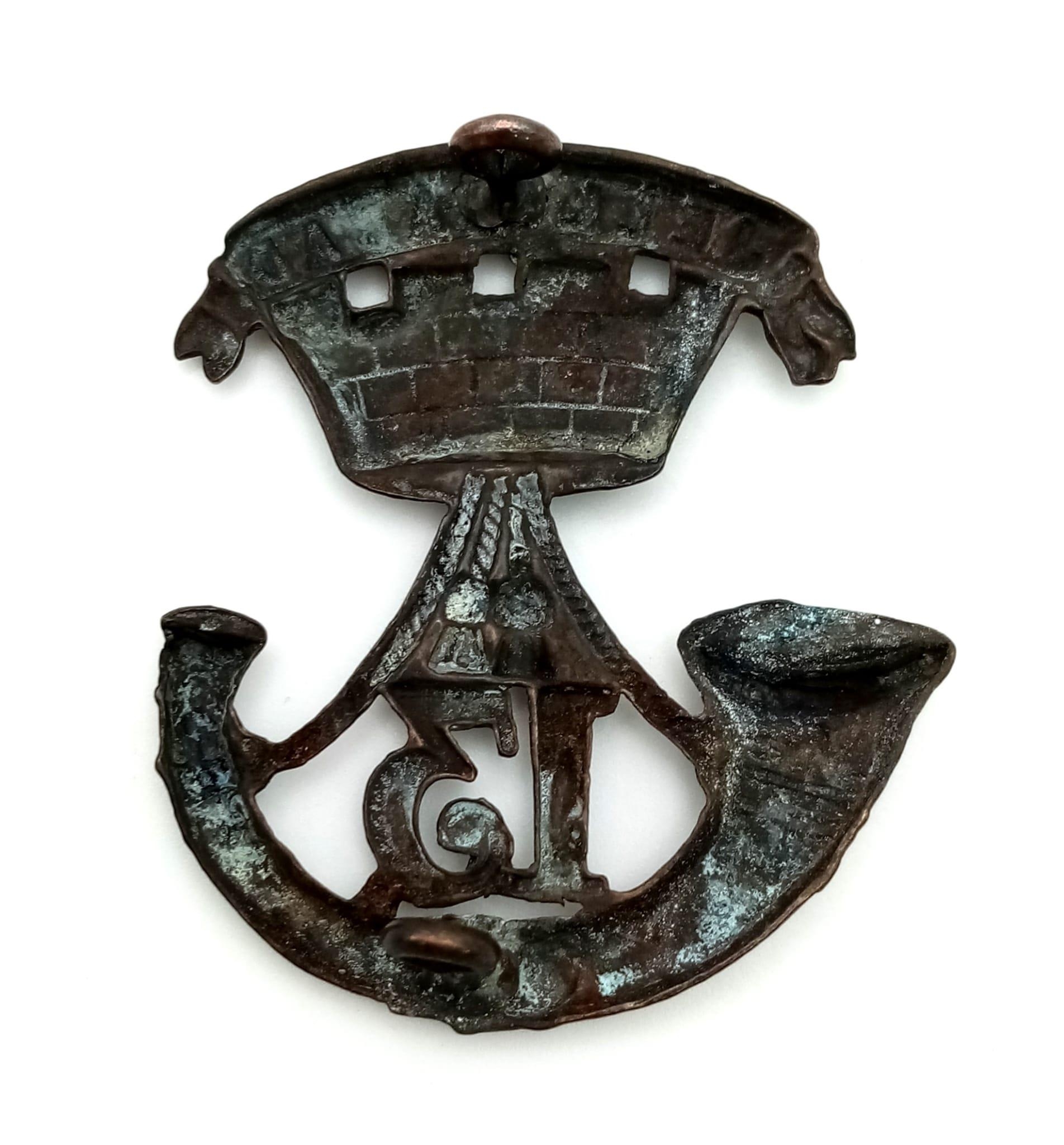 A Circa 1874 – 81 13th of Foot (Somerset Light Infantry) Glengarry Cap Badge. - Image 3 of 3