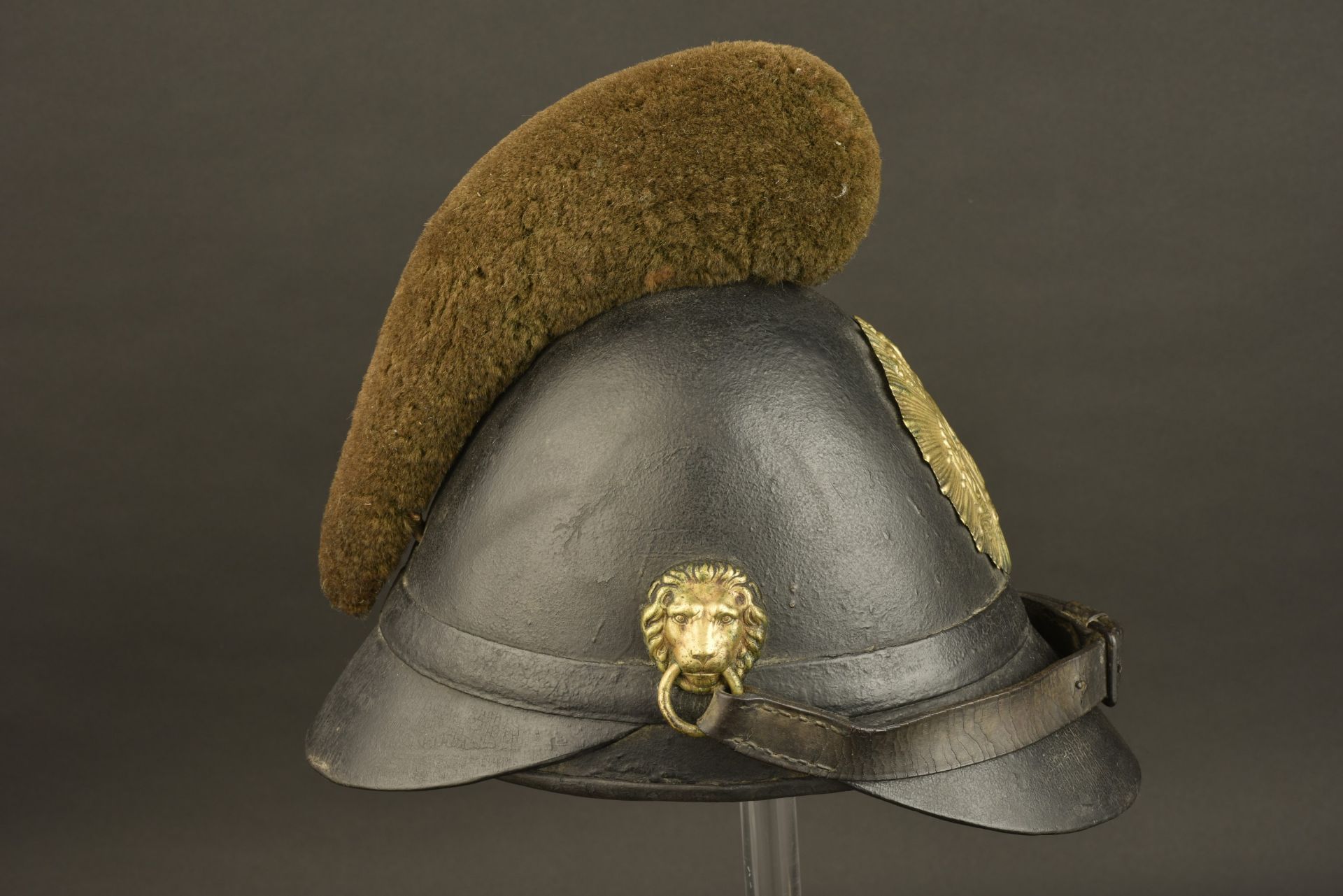 Bayern Raupenhelm M1845-48 für Schützen  - Bild 5 aus 9