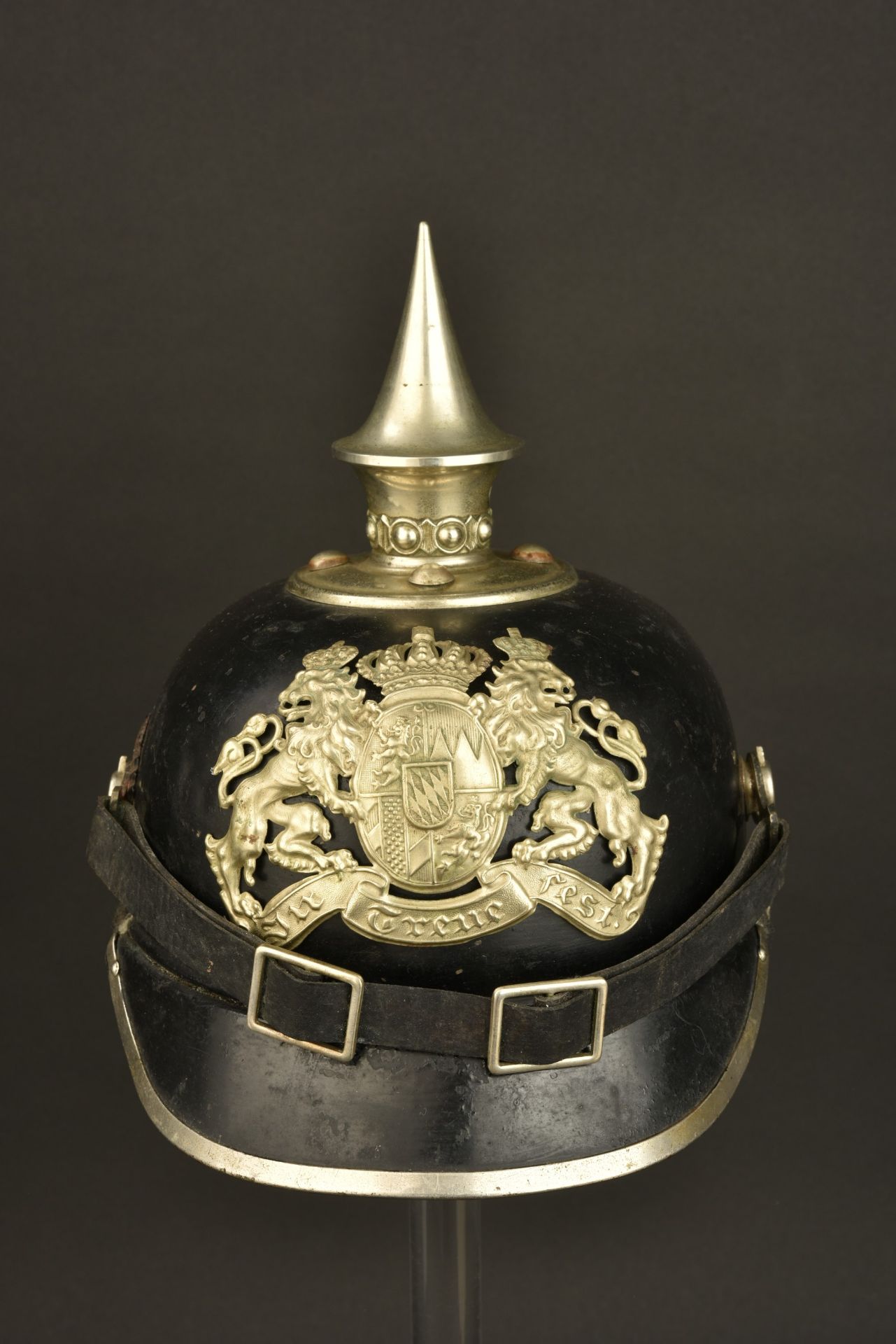 Bayern Leib Regiment Unteroffizier Pickelhaube aus Blech