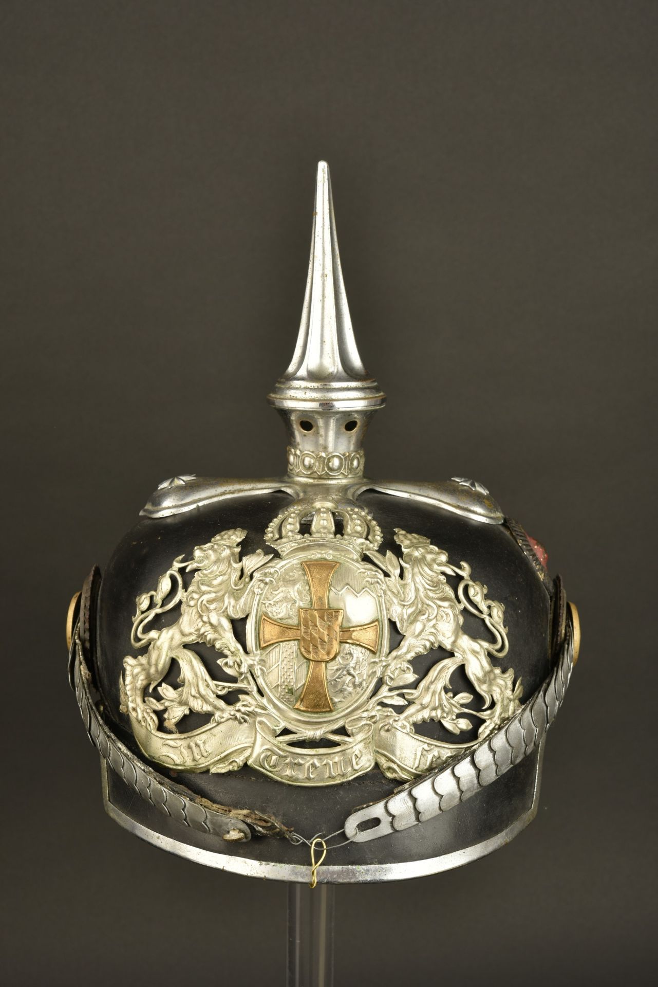 Bayern Polizei Reserve Offizier Pickelhaube