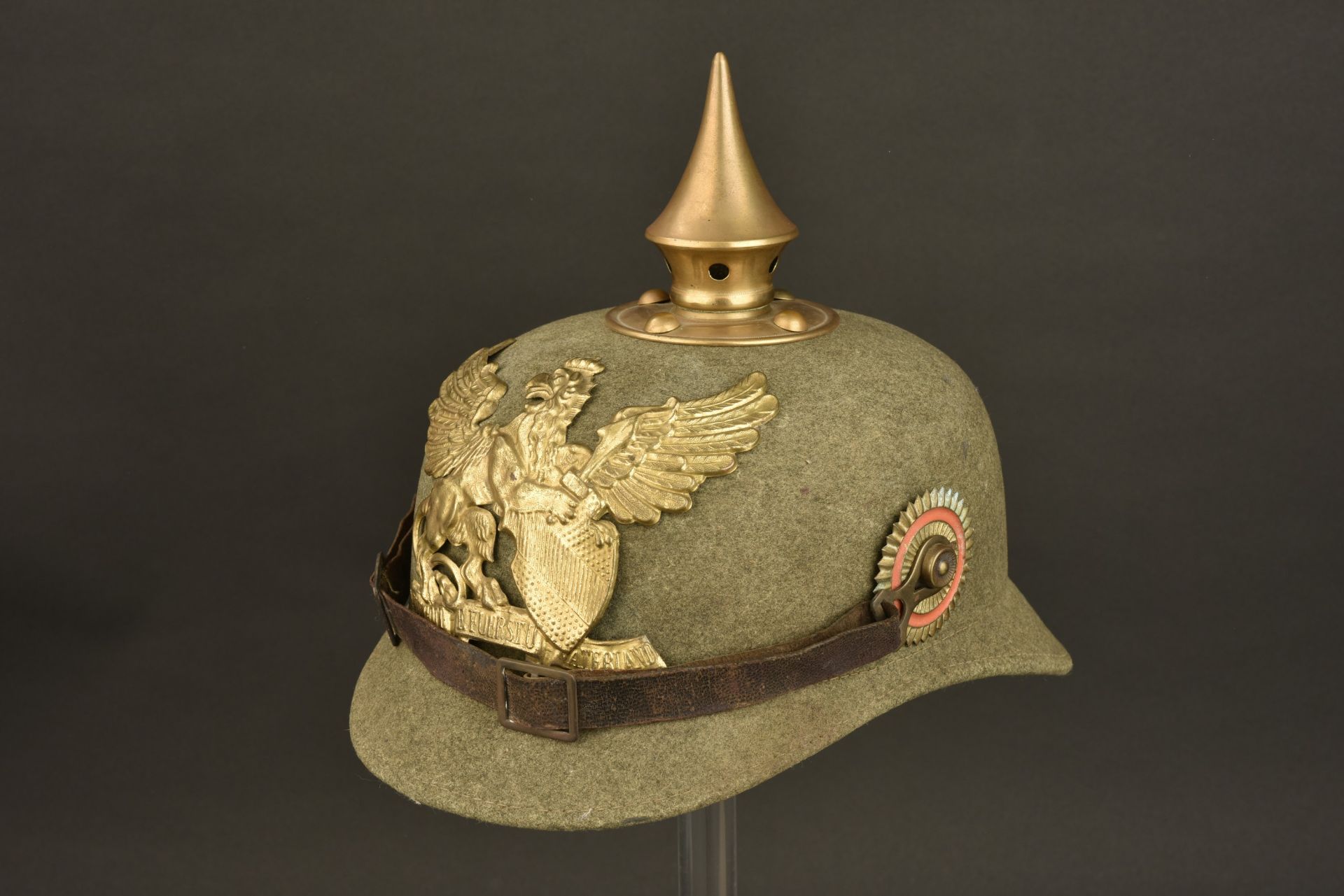 Baden Ersatz Pickelhaube für Mannschaften aus Filz - Bild 9 aus 10