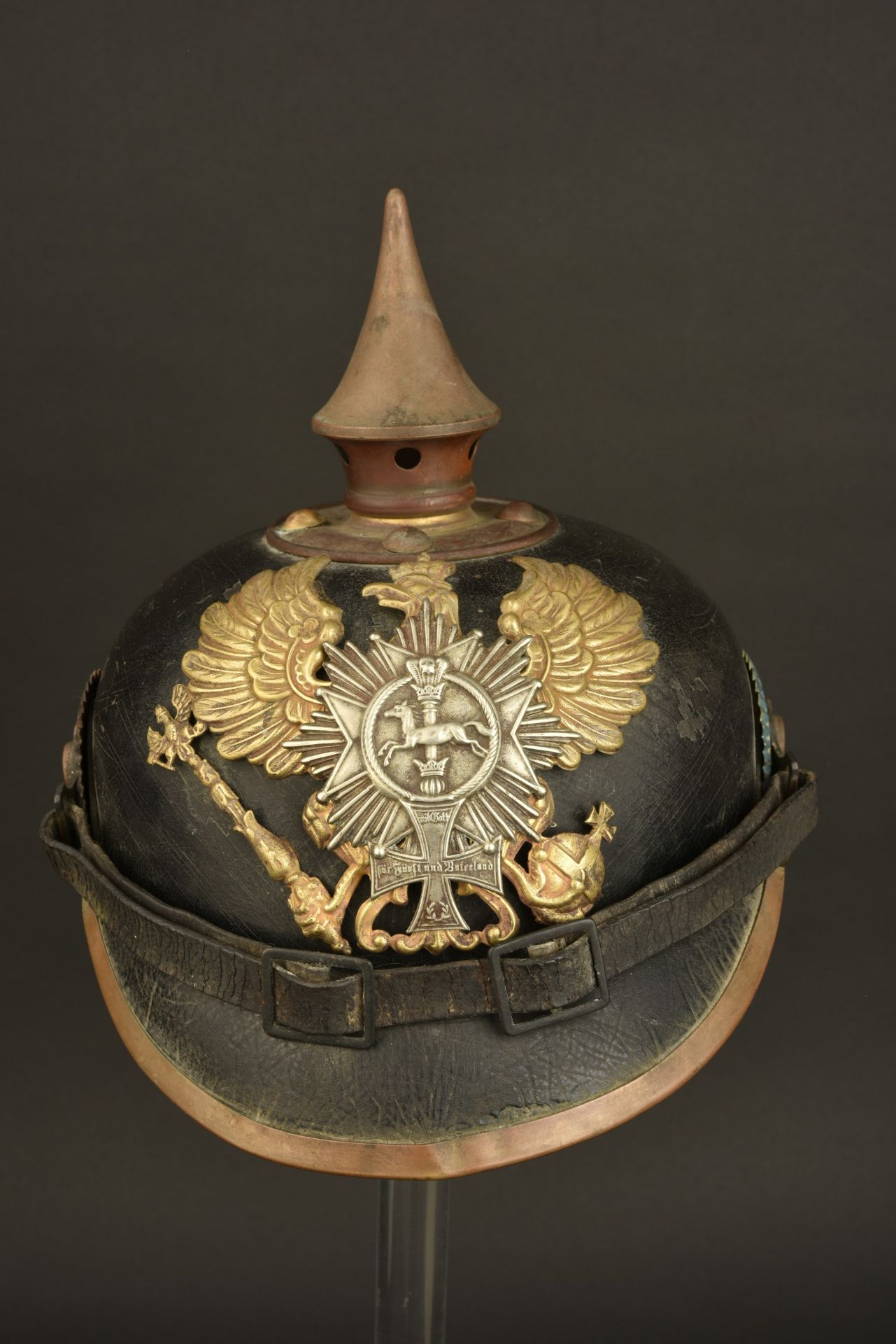 Braunschweig Reservisten Pickelhaube M1895