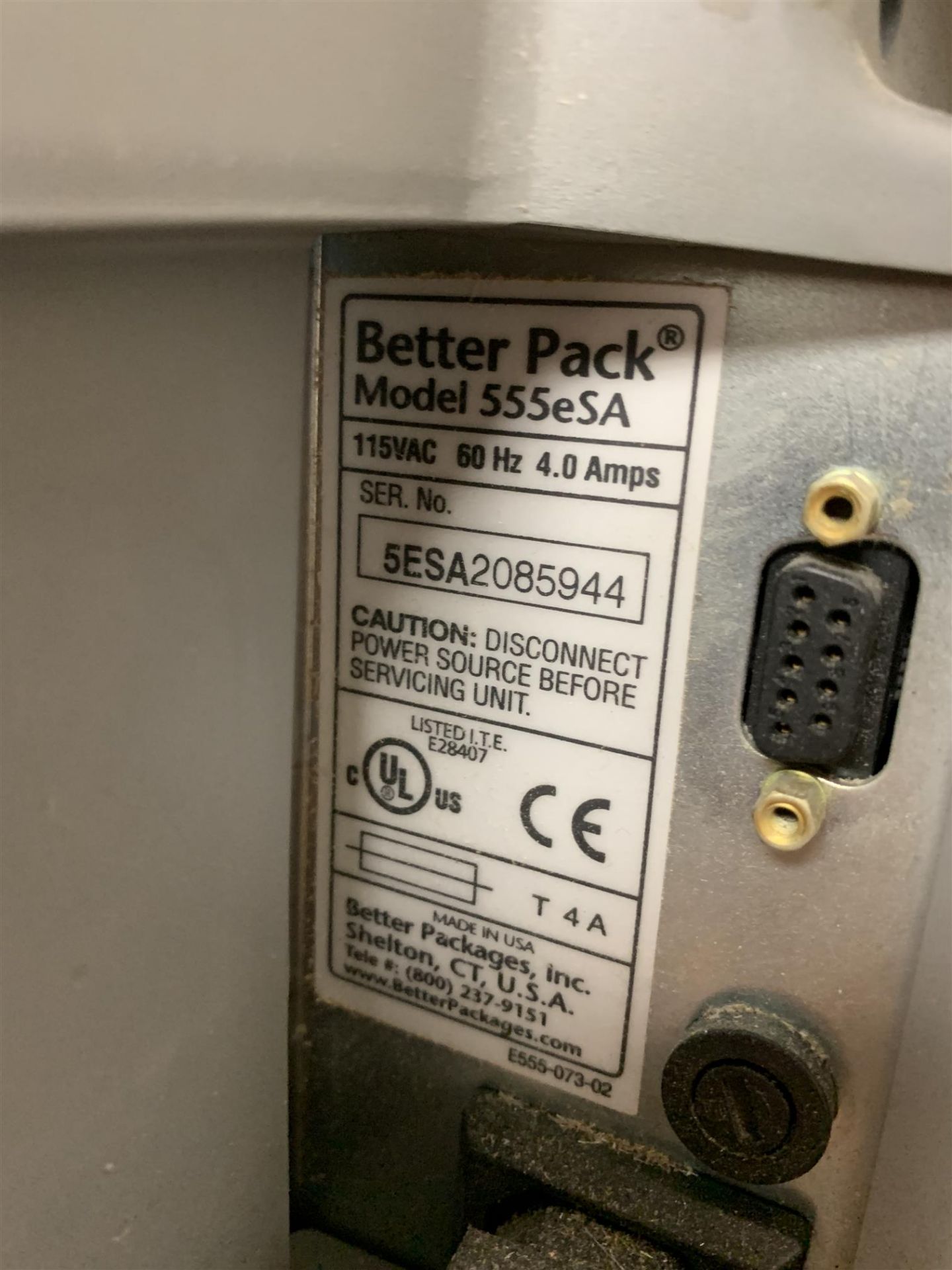 BETTER PACKAGES - BETTER PACK 555E - HEAT SEALER - Image 3 of 3