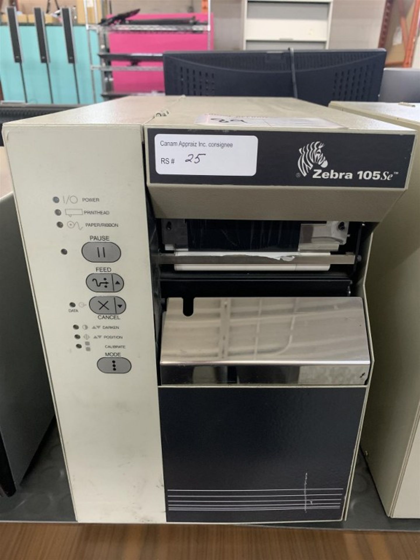 ZEBRA - HIGH SPEED LABEL PRINTER - MODEL # 105SE