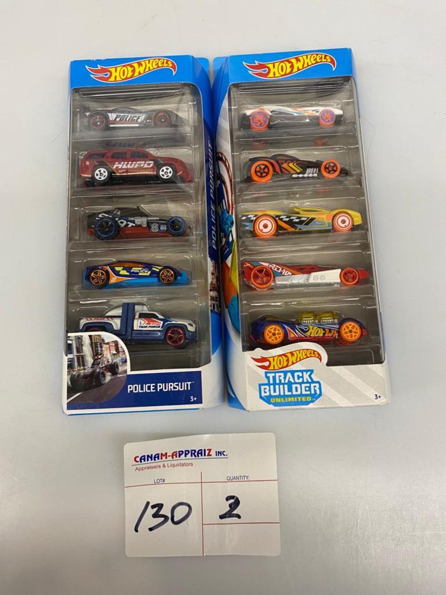Hot Wheels - (Police - 5 Pack) 1:64 Scale Die Cast Cars - 2PCS