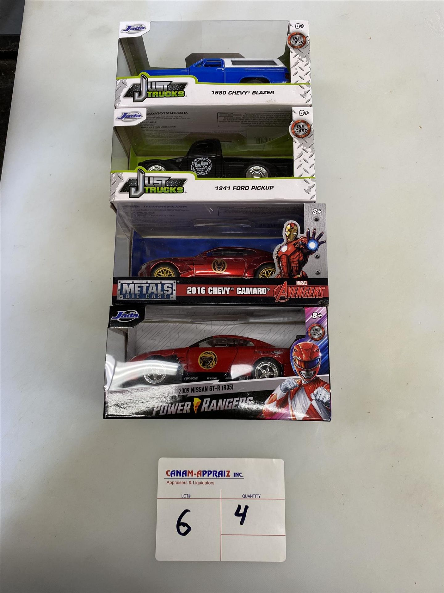 Jada, Metals Die Cast - (Pop Culture) 1:43 Scale Die Cast Cars - 4PCS