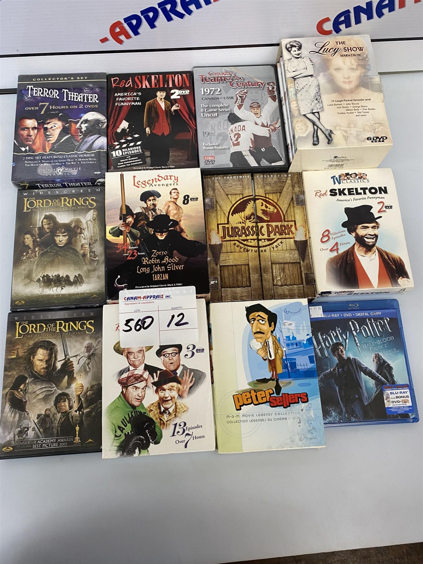 Mixed Lot of DVD & Blueray Movies - 12PCS