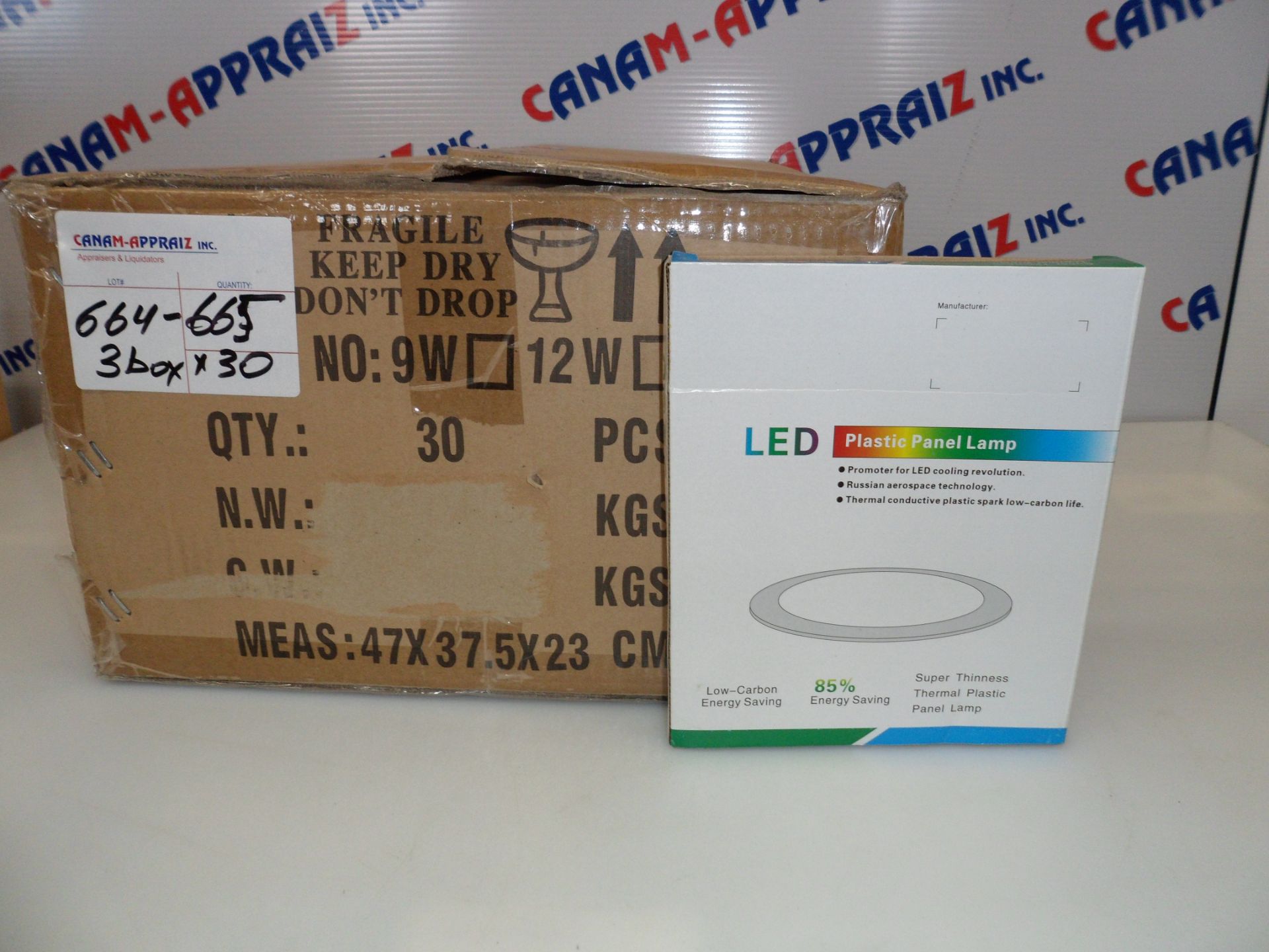 LED - LOW PROFILE PLASTIC PANEL LAMP (NO BALLAST) x 30/Box - 3BOXES - Image 2 of 2