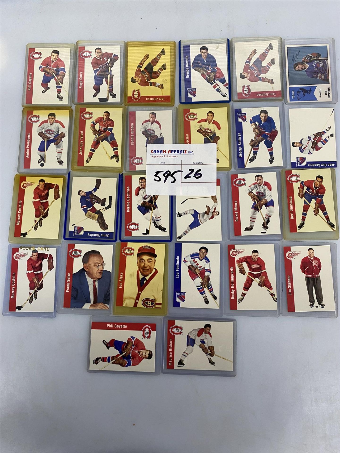 Mixed Lot - Hockey Cards w/ Hard Shell - 26PCS