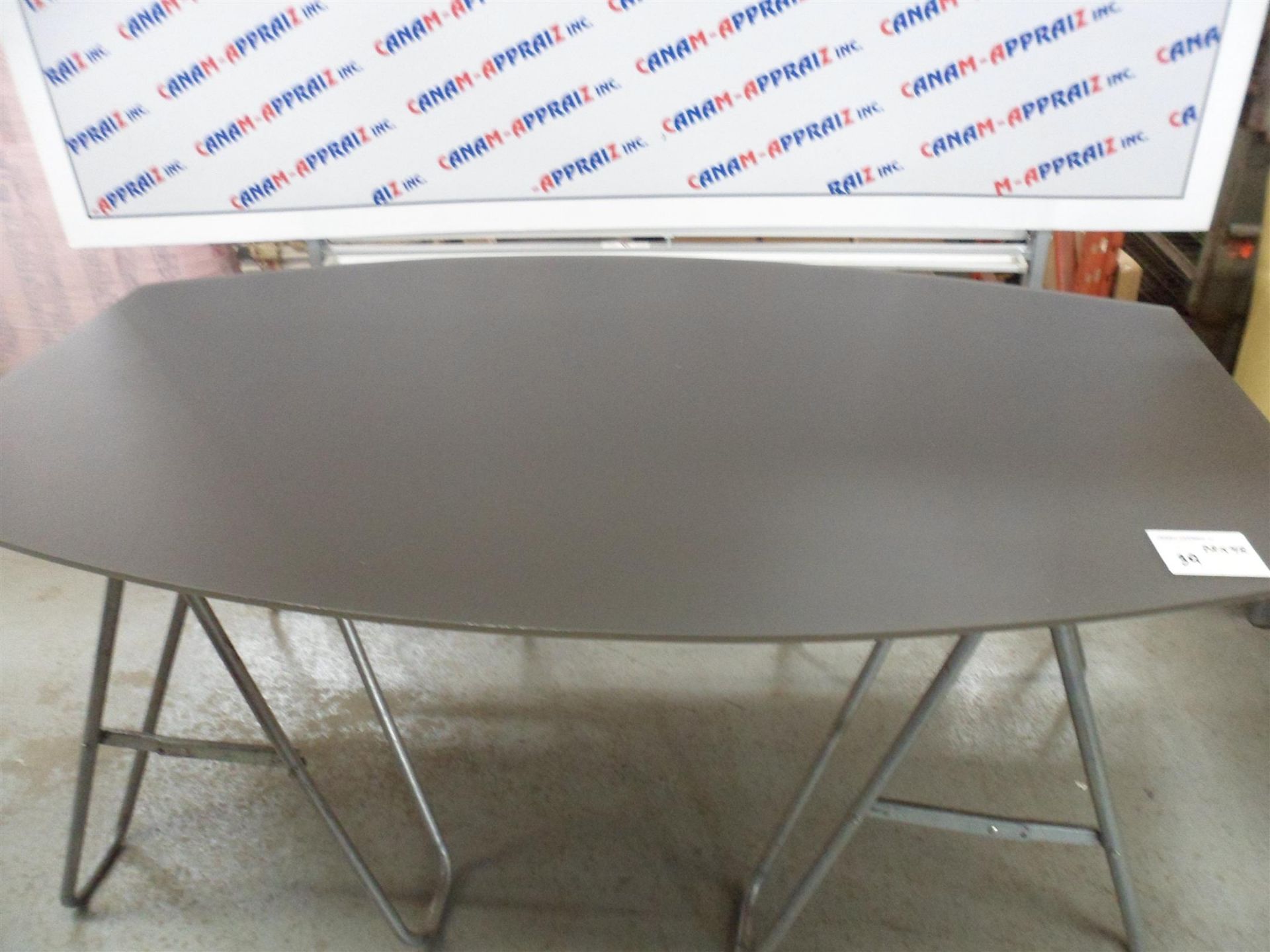 CURVED GLASS TABLE TOP - 72" X 42"