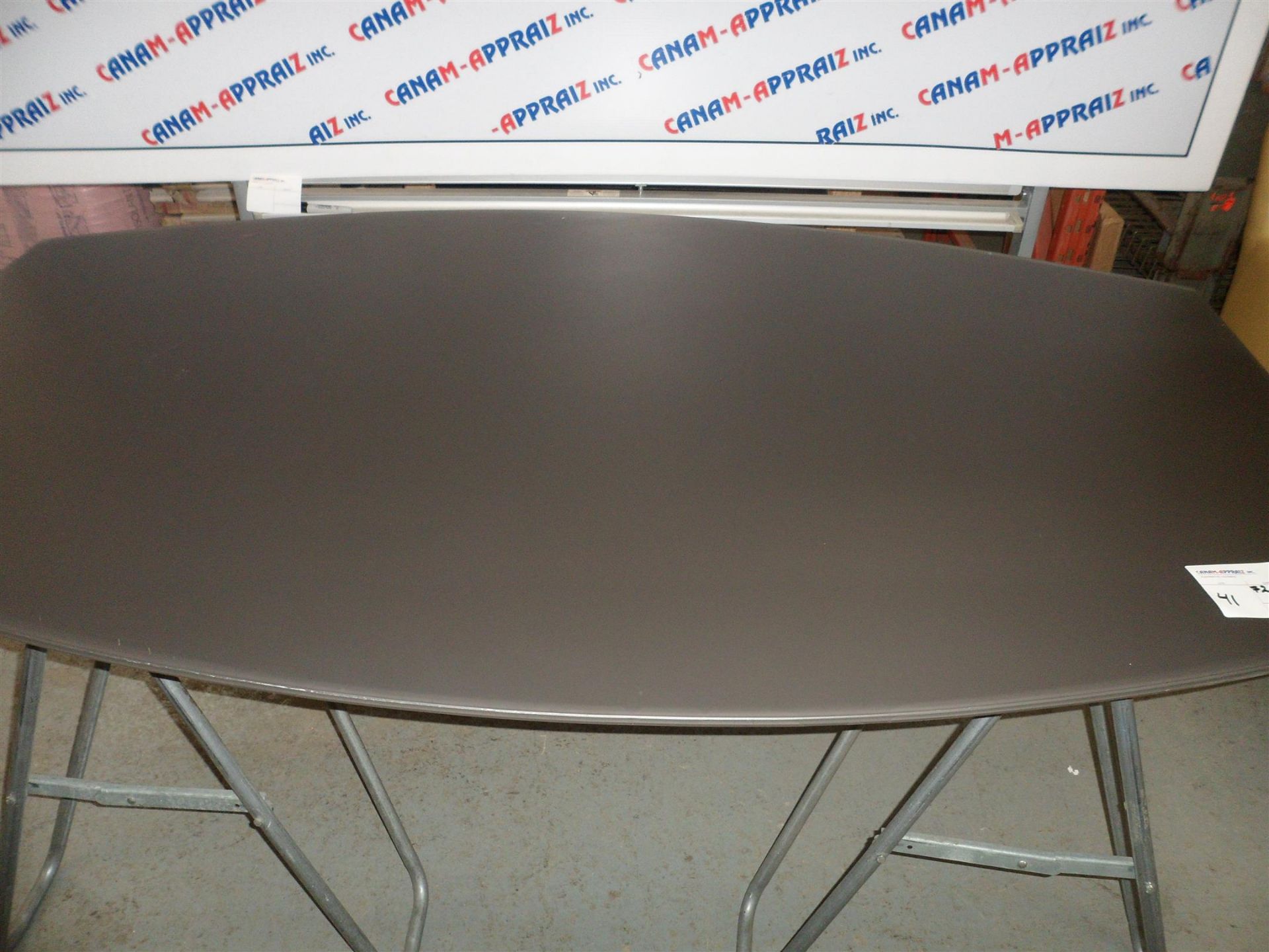 CURVED GLASS TABLE TOP - 72" X 42"