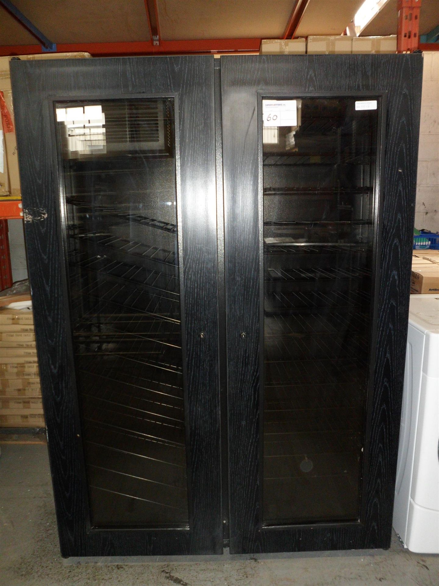 UPRIGHT TWO DOOR WINE COOLER