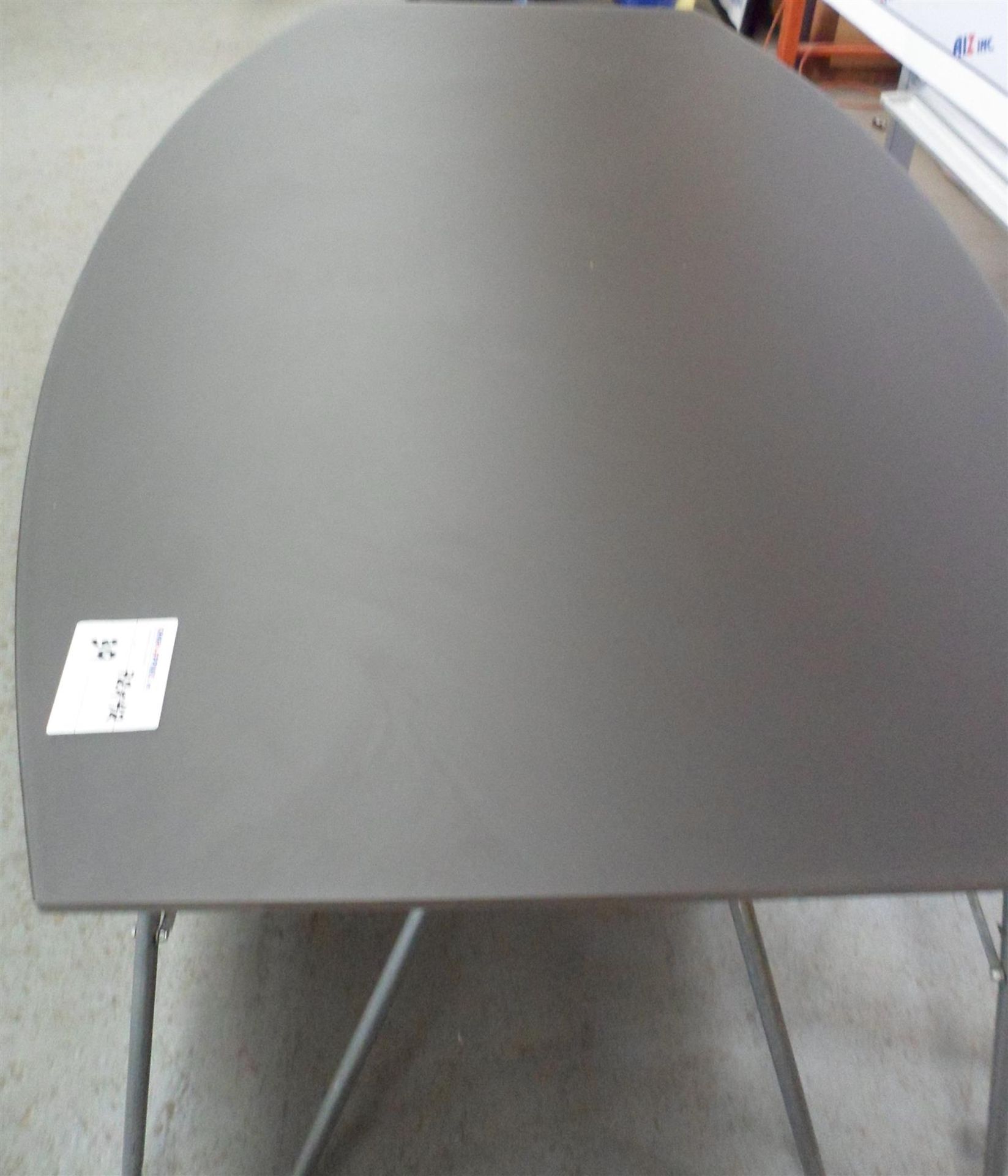 CURVED GLASS TABLE TOP - 72" X 42" - Image 2 of 3