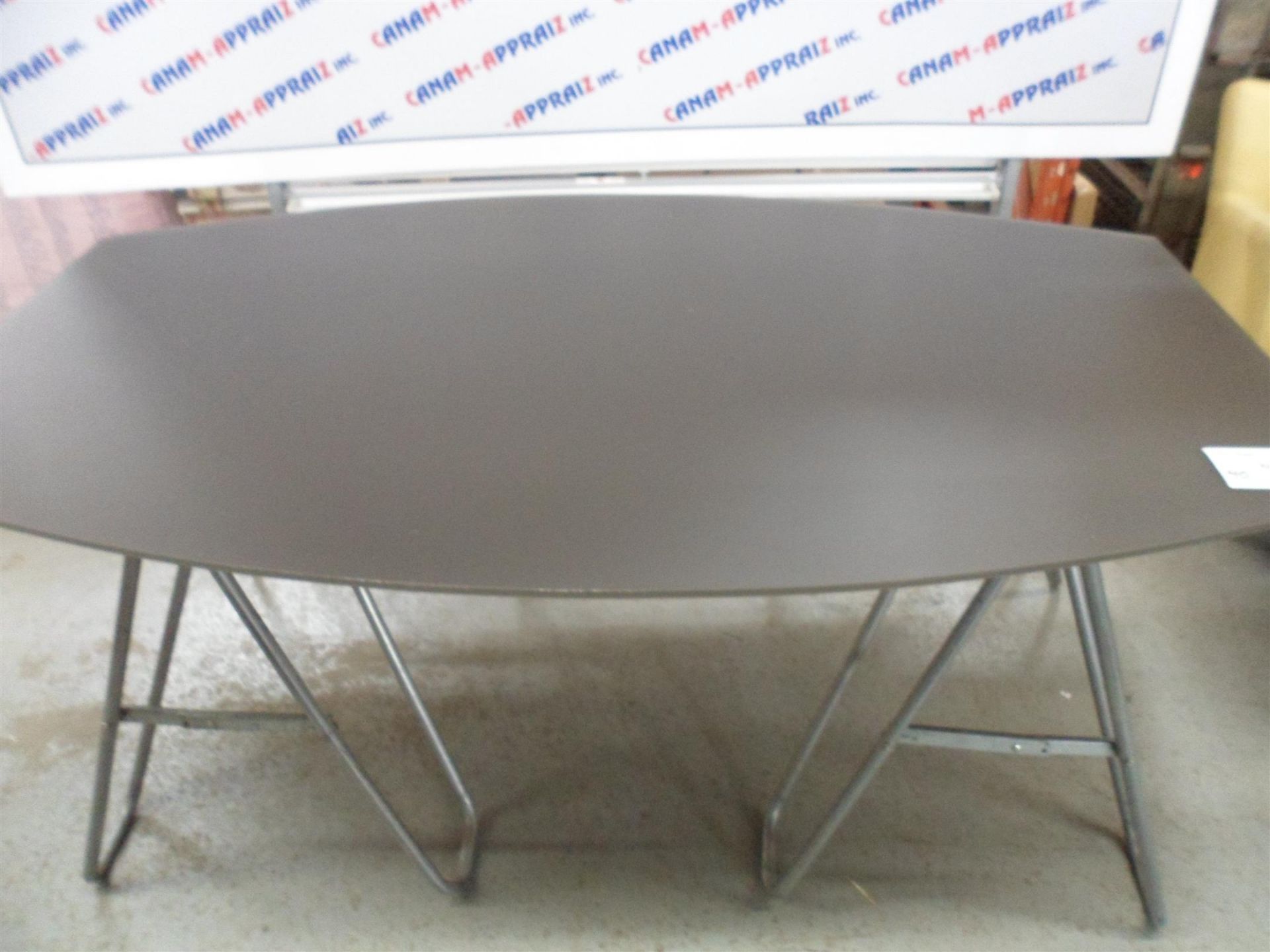 CURVED GLASS TABLE TOP - 72" X 42"