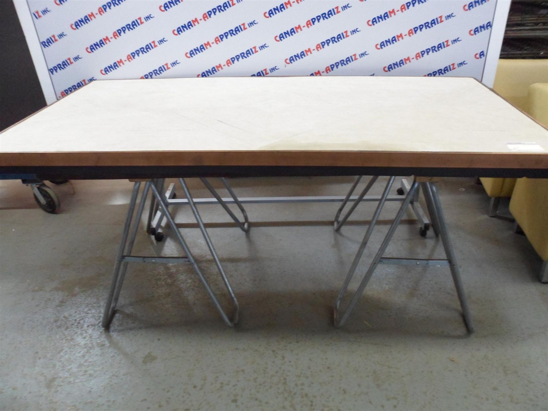 DISTRESSED WOOD RECTANGULAR TABLE TOP - 79" X 40"